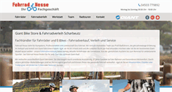 Desktop Screenshot of fahrrad-hesse.de
